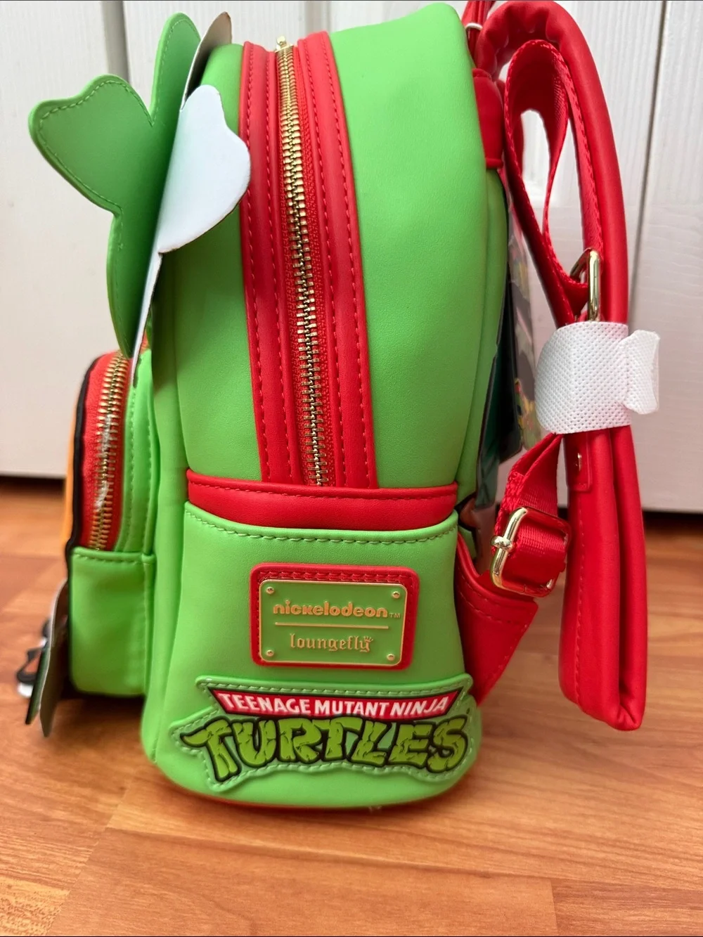 NWT Loungefly Teenage Mutant Ninja Turtles Raphael Mini Backpack | Nickelodeon